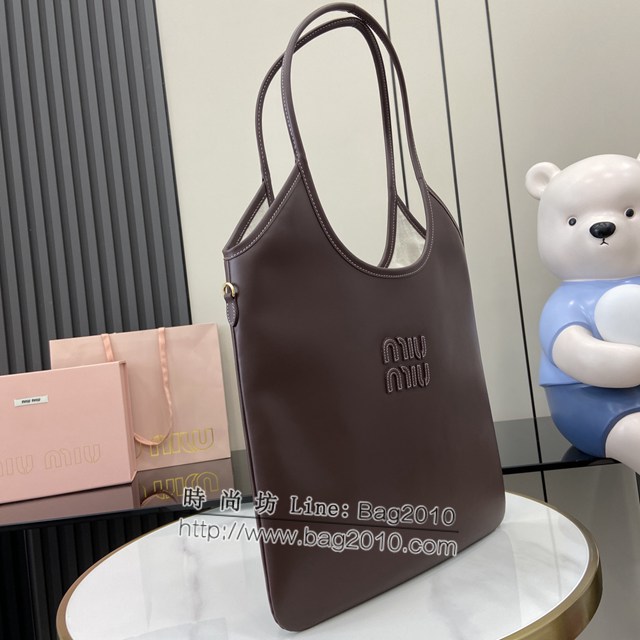 miumiu專櫃繆繆最新款女士IVY牛皮托特單肩包 jh2329型號：500231